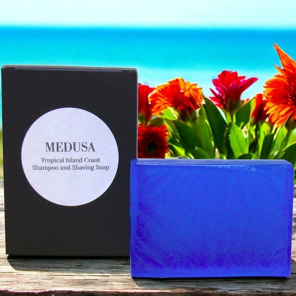 NEW Solid Shampoo & Shaving Bar. Tropical Island scent. - Picture 1 of 7